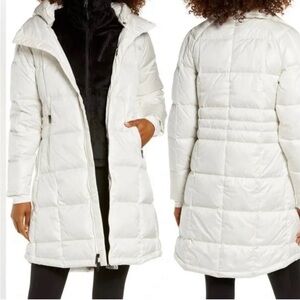 The North Face- Acropolis Water Repellent 550 Fill Power Down Parka- White- NWOT